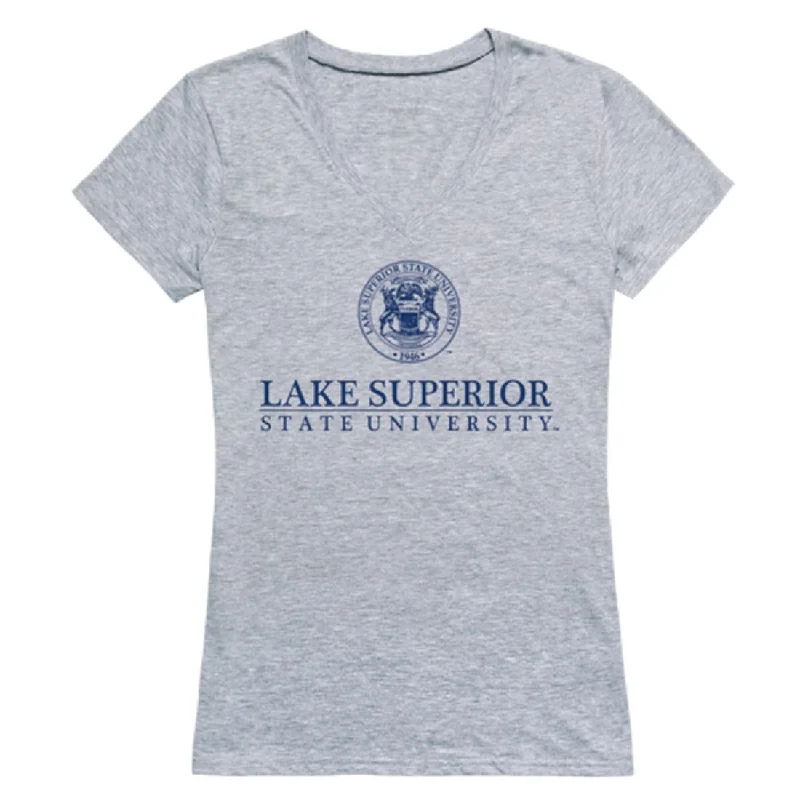 Lake Superior St Lakers Womens Seal T-Shirt Fleece Fabric Down Fabric Feather Fabric