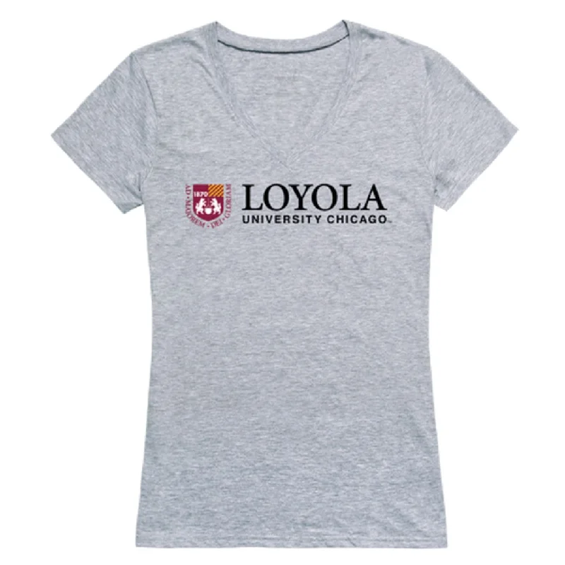 Loyola U. Chicago Ramblers Womens Seal T-Shirt Cozy Warm Stylish