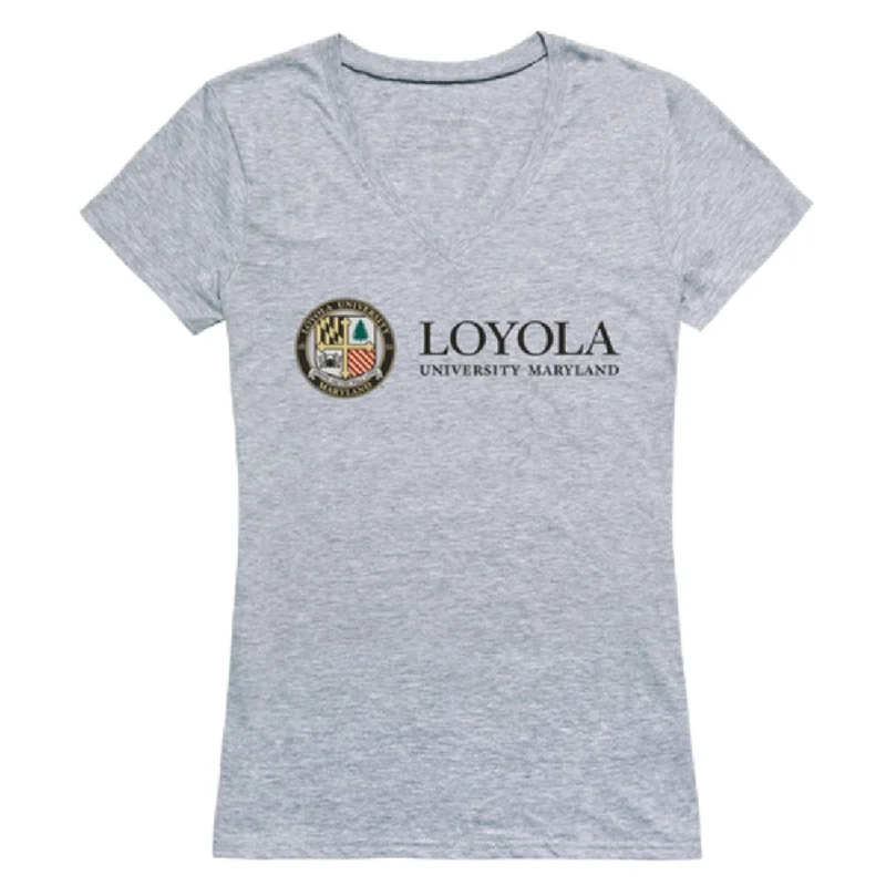 Loyola U. Maryland Greyhounds Womens Seal T-Shirt Print Jacquard Patchwork