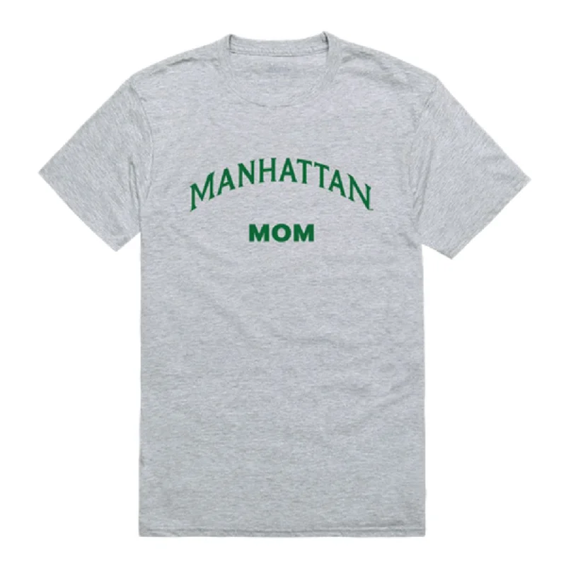 Manhattan College Jaspers Mom T-Shirts Satin Blend Silk Blend Wool Blend